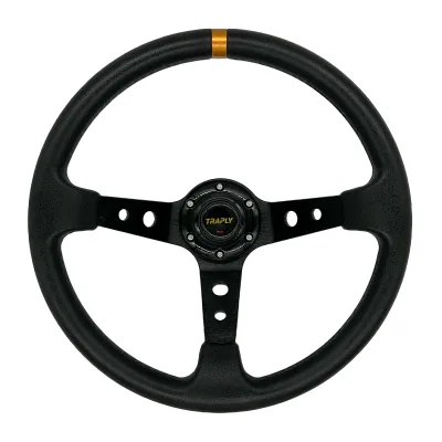Custom Color Deep Dish 95 mm PU Sport Racing Steering Wheel Car Steering Wheel Steering Wheel