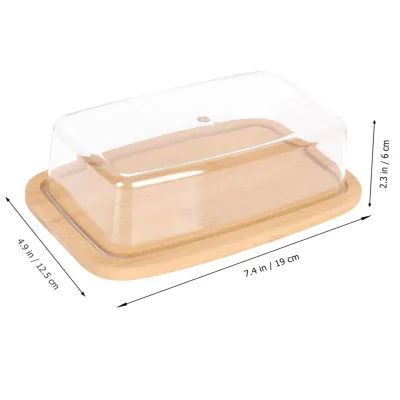 Wholesale Butter Dish With Lid, Kitchen Butter Storage Container, Glass / Acrylic / Paper Butter Box for Cake & Butter Storage