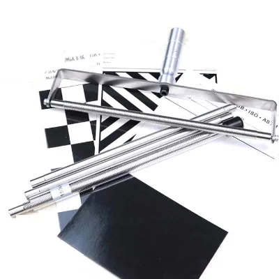 Paper Mill Parts Wet Film Thickness 12/15/20/25/30/40/50/60/80/100/120/150/200 Um Stainless Steel Wire bar Coaters Mayer Rod