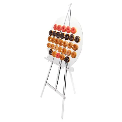Reusable Clear Acrylic Donuts Display Rack Acrylic Donut Wall