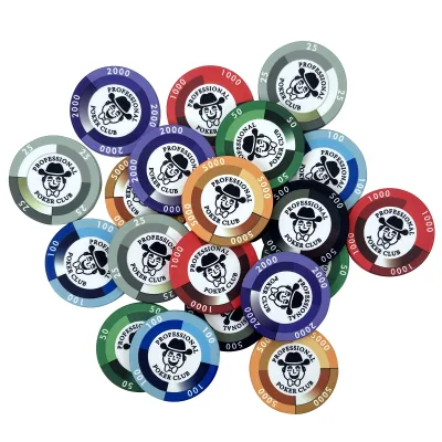 Professional Magician Design Ceramic Poker Chips 10g High Quality Complete Casino Chip Custom logo 39 43 45 46 50 52mm Can Made