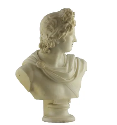 Waverly High-end Custom Traditional Norse Greek Mythology Hand-carved Marble Busts Sun God Apollo Sculpture for Hotel Decoration