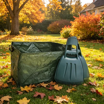 Large Durable Reusable PP Handheld Plastic Garden Rake Leaf Shovel