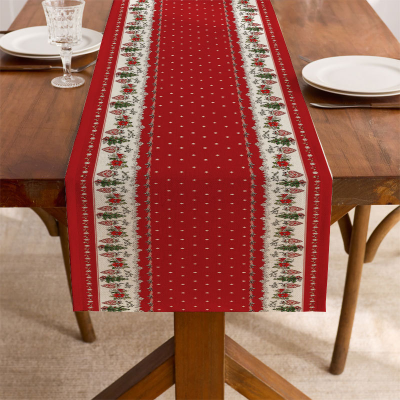 Decorative Home Table Runner for Festival European Table Runner for Restarunant Vintage Christmas Print Table Runners for Events