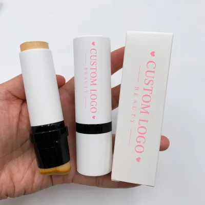 Natural Mineral Cream Foundation Stick Private Label Waterproof Long Lasting High Pigment Moisturizer Nourishing