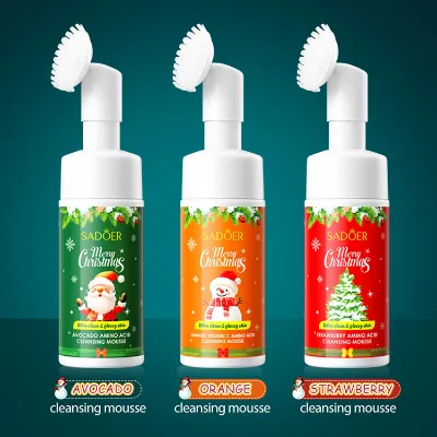 Christmas Amino acid Deep Cleaning Refreshing Facial cleansing mousse