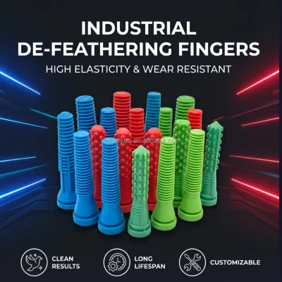 Complete Models Customizable High Elasticity Chicken Duck Plucking Rubber Sticks