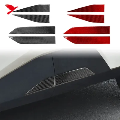 For BYD Dolphin Mini/Surf Atto1 Seagull 2024-2026 Car Accessories Side Door Panel Body Molding Decoration Carbon Fiber Cover