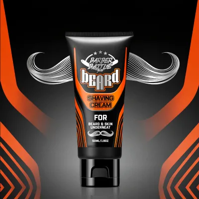 BARBERBATTLE Factory Private Label Hotel Ultra-Glide Formula Rich, Creamy Lather Organic Vegan Shaving Cream Foam High Quality