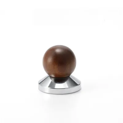 Hot Sale 51mm 54mm 58mm Espresso Tamper Tools Barista Stainless Steel Red Sandalwood Handle Eco-Friendly Durable Coffee Tamper