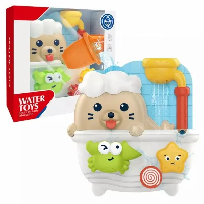 Bath Toys Plastic Water Sprinkler Suction Cup Water Interactive Sprinkler Bath Toy Bath Water Fall Toys