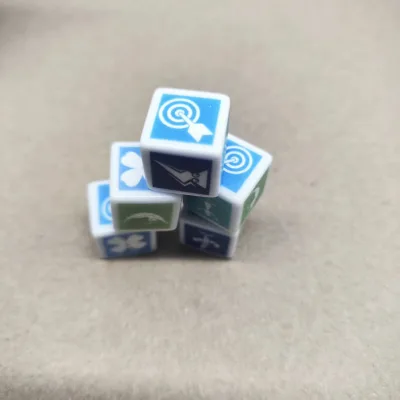 Wholesale Acrylic Round Multi-Sided Durable Eco-Friendly Exercise Digital Dice Toy Games Counting Numbers Dice Sets