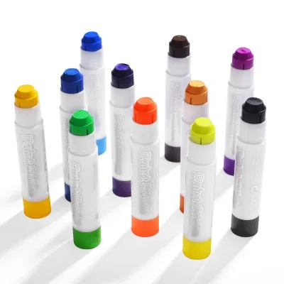 Quick Drying Water-Based Paint Stick Solid Powder Crayon for Mini Graffiti and Canvas Set of Drawing Tools