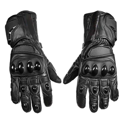 Unisex Winter Motorcycle Riding Gloves Touchscreen Shock Absorption Night Riding Water-Resistant Anti-Fall Outdoor Off-Road Road