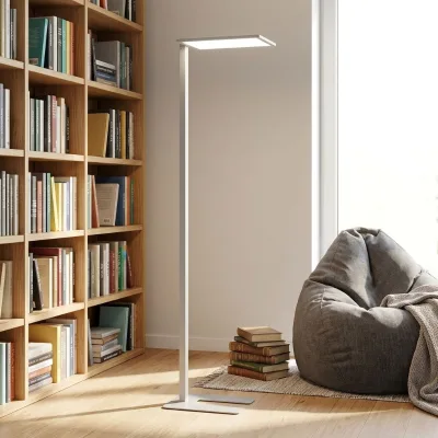 Energy Saving LED Floor Lamp Full Spectrum High Optical Quality No Glare Anti-Flicker Standing Light for Modern Home Decor