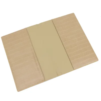 Custom Logo A5 Crocodile Grain PU Leather Notebook Cover Removable Refillable Journal Book Sleeve Business Notebook