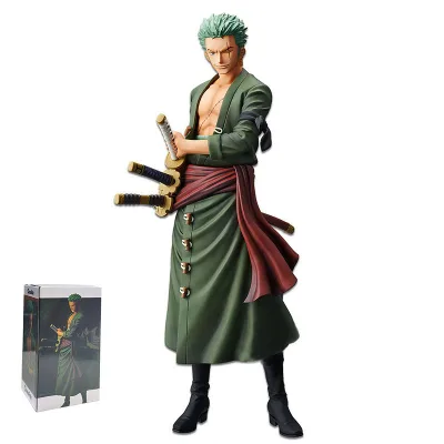 Hot Selling Japanese Roronoa Zoro Vinsmoke Sanji Anime Action Figure Figurine PVC Toy 28CM plastic crafts