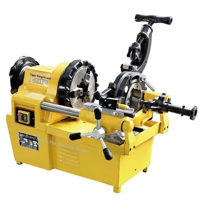 Electric Threading Machine Factory Direct Sales 2 Inch Fire Pipe Cutting Induction Motor 15-50 Thread Range 750w 1 Year Warranty