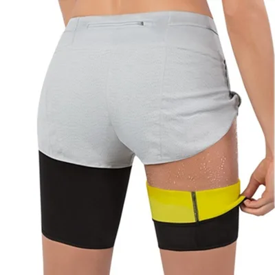Leg Trimmers Sauna Sweat Leg Slimmer Sweat Bands Neoprene Compression Leg Toner Sleeves for Sports Workout
