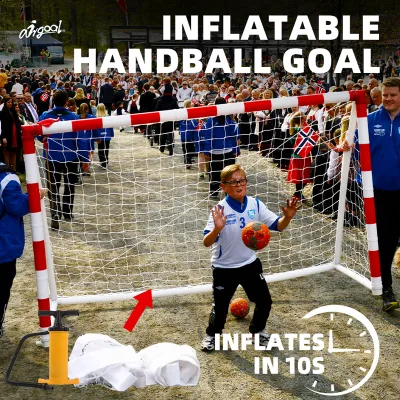 Handball Shoes (inflatable 8*5 Handball Goal)