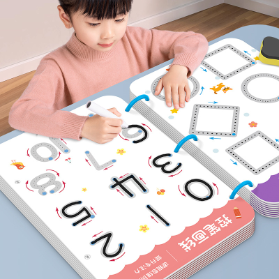 YSR Hot Selling Tracing Workbook Practice Writing Skills Reusable Handwriting Workbooks