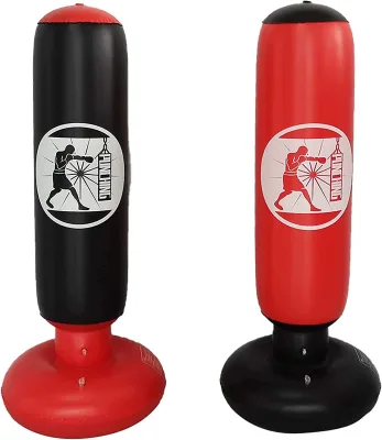 Inflatable Boxing Bag for Adults Custom Pattern Punching Bag Fitness Home Gym PVC Fitness Heavy