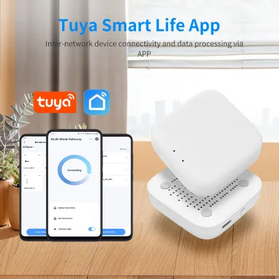 TUYA APP Rechargeable Programmable Data Collection Long Range Smart Ble WIFI Bluetooth IoT Wireless Multimode Gateway