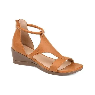 Roman Style Sandals for Women Comfortable Casual Summer Women's Elevating Sandals All Match Temperament Wedge Heels for Women
