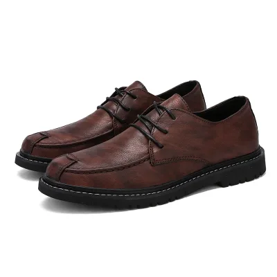 Genuine Leather Sport Men Casual Leather Shoes