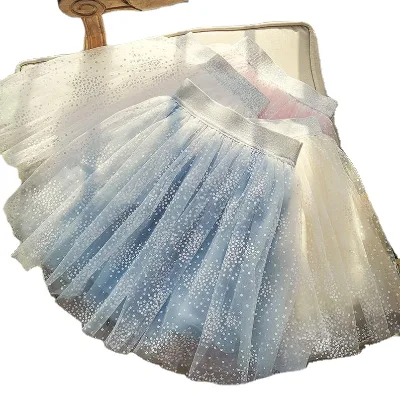 Girls Star Skirt Summer 2024 New Pleats