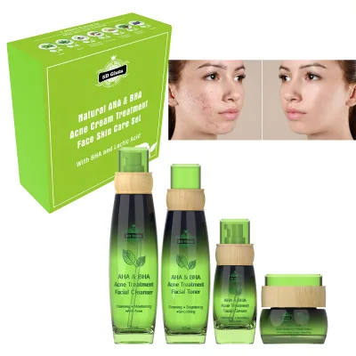 OEM Customize 5D Gluta Facial Skin Care Set Anti-Acne Cleansing Moisturizing Firmming Brightening Smoothing