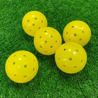 26g USAPA Approved Durable Eco-Friendly Rotational Competition Pickleball Training Equipment 40 Holes 74mm for One Piece Molded