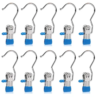 Wholesale Portable Trousers Shoes Towels Hats Socks Hooks Hanger Coat Hangers With Clips