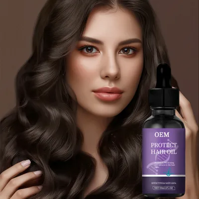Custom Natural Organic Herbal Argan Oil Hair Care Oil Protect Hair Reduce Loss Smooth Frizzy Hair Sulfate-Free Not Greasy