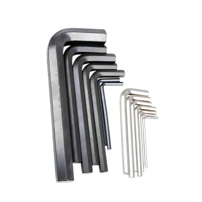 Factory Direct Supply L Type Hex Key Set Black Oxide Nickel Plated Allen Wrench