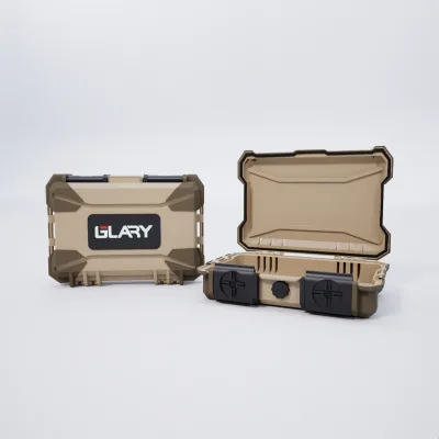 GLARY Waterproof Plastic Portable Hard Shell Fishing Lure & Tackle Storage Case with Multi-functional Tool Box