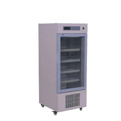 Upright and Stainless Steel Low Temperature Refrigerator 2-8C Degree 128L HYC-L130 Air-cooled Refrigerator Class II CN;ZHE R134a