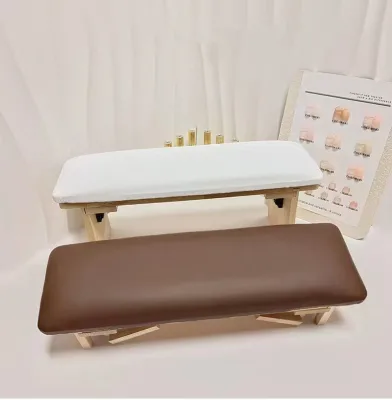 LOOTAAN Wholesale Factory Brown Hand Nail Pillow Arm Cushion Rest Luxury Nail Arm Rest for Toe and Nail Manicure Tool