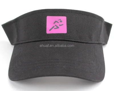 Cotton chino twill custom logo printed sun visor