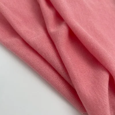 2026 High Quality Lyocell Wool 1*1 Ribbed Knitted Fabric 35S Suitable Forsmall Shirts Casual Wear Fashion Clothing and Underwear