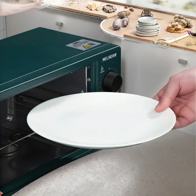 Wholesale White Bone China Coupe Dinner Plates for Fine Catering,Assiettes Pour Restaurant,Platos De Ceramic