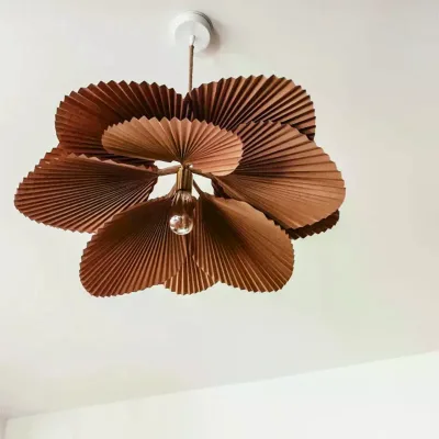 Japanese Style Wabi Sabi Lamp for Loft Bedroom Dining Room Bar Shop Decor Kitchen Island Kids Room Light Flower Pendant Light