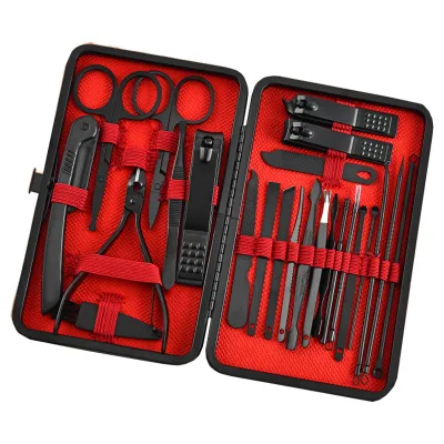 Wholesale 7/10/12/16/18/24 Piece Nail Scissors Set Suitable for Nail Tools for Adults and Children