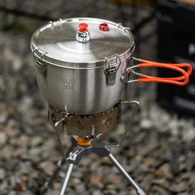 Stainless Steel Pressure Cooker Soup Pot Multifunctional Stewing With Handle Pressure Pan Gland Type Cooker