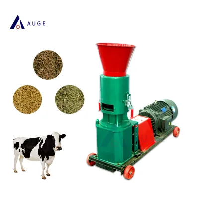 New High Productivity 300kg/h Feed Pellet Machine Home Use Sawdust Straw Rice Husk Wood Waste Animal Feed Making Machine