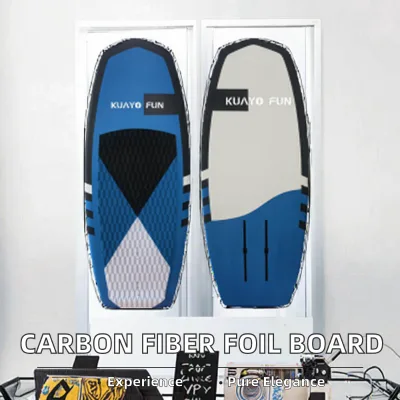 OEM AKJ Carbon Fiber Foam Board Wing Foil Hydrofoil Surfboard for Kite Surfing and Wave Riding Model AKJ21454