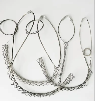 Factory Price Pre-Laced Hoisting Grip Bus Drop Closed Mesh Single Eye Cable Grips Support Grips