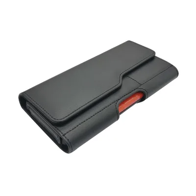 Universal Credit Leather Case with Holster Belt Clip and Two Loops for iPhone 11 Pro Max