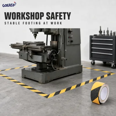 Professional Grade Heavy Duty Abrasion Resistant Strong Adhesive Anti-slip Tape for Workshop Machine Area