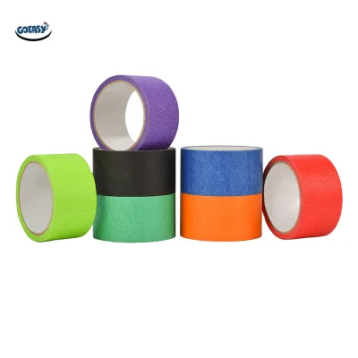 Masking Paper Medium High Viscosity Color Tape Hand-Torn Non-Marking Rubber Masking Tape